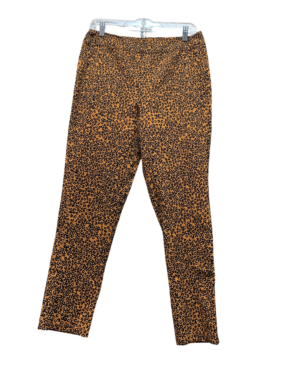 Who What Wear Women's Leopard Ankle Pants - Tan & Black
